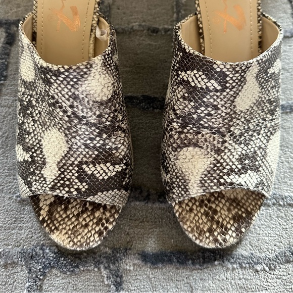Seven7 Snake Print Mules - Picture 2 of 5